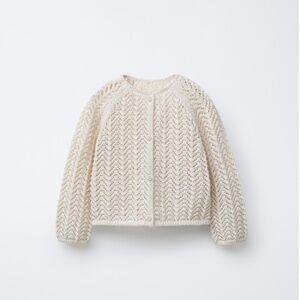 Zara - TEXTURED KNIT CARDIGAN